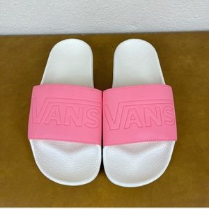 Vans Strawberry Pink Slip-On Slides Size 7 Women